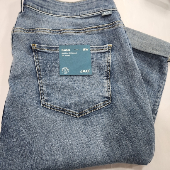 Jeans Women Carter Girlfriend Mid Vintage, (CG-PM-10) - Picture 3 of 3